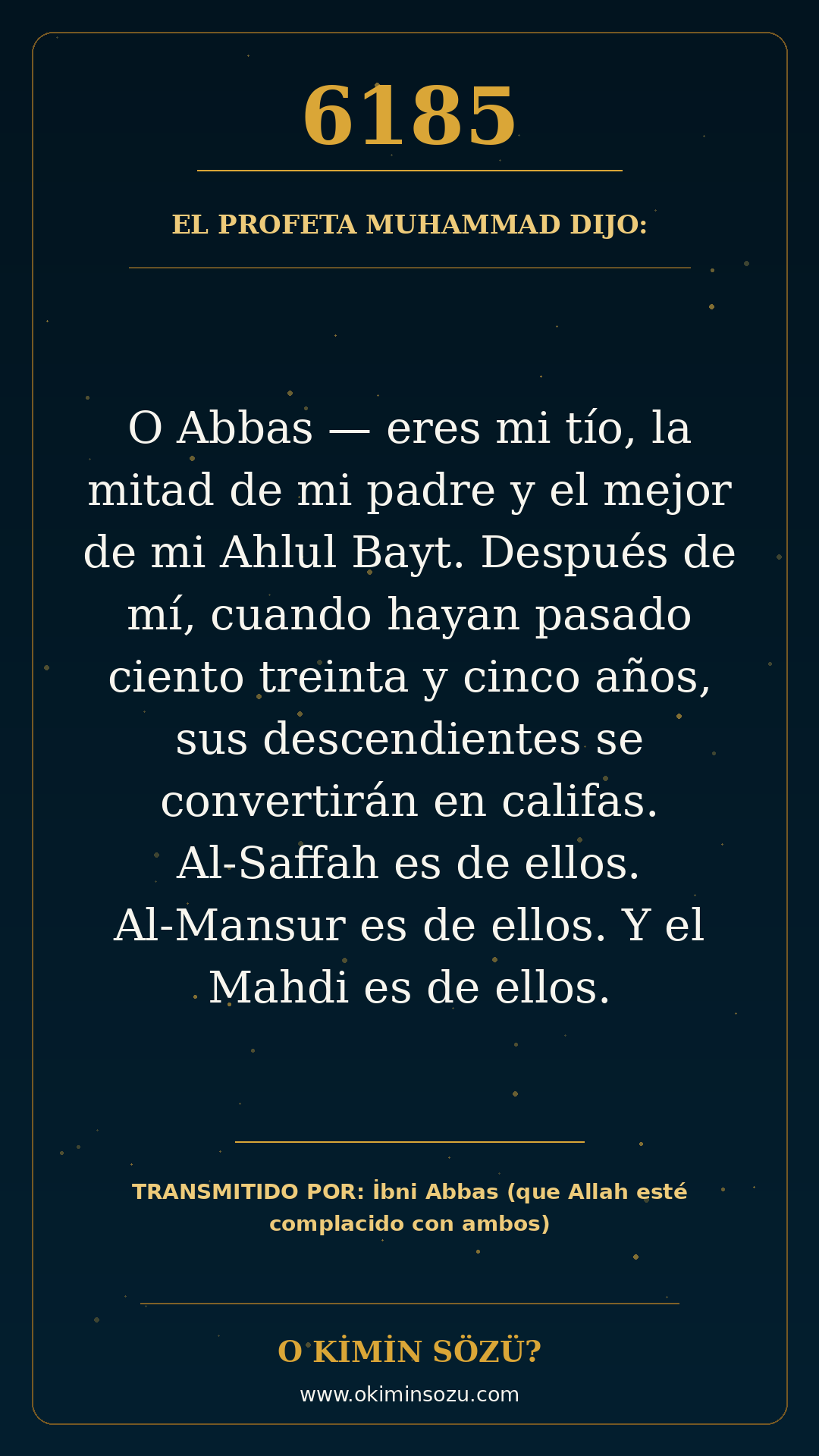hadis 6185 es