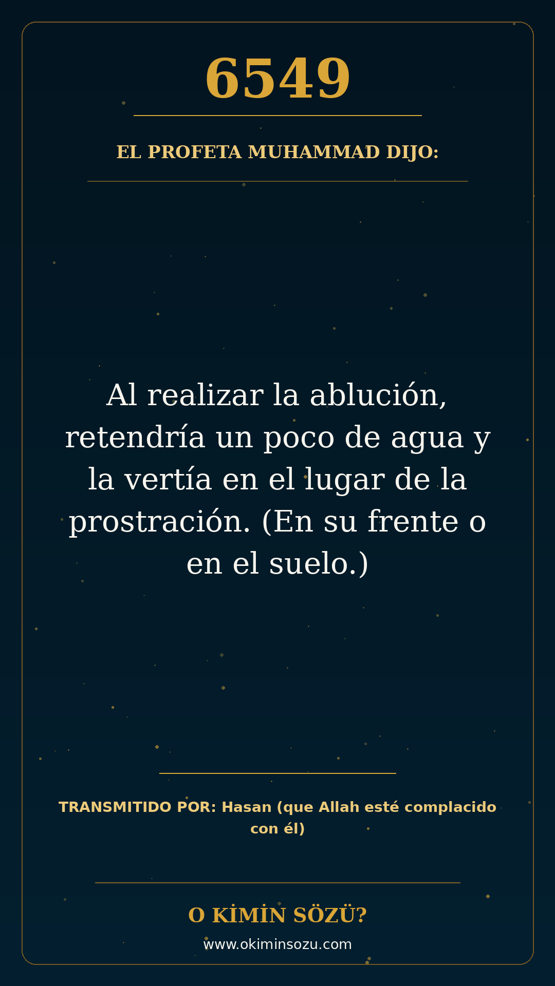 hadis 6549 es