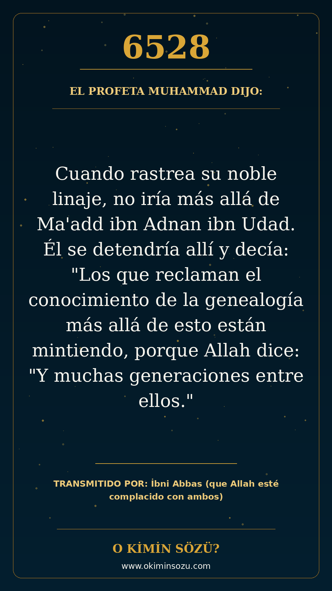 hadis 6528 es