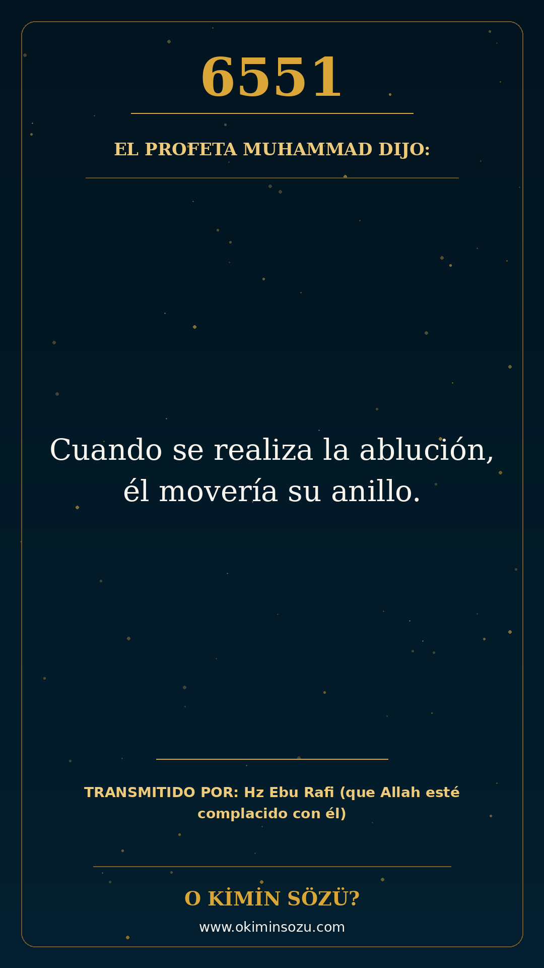 hadis 6551 es