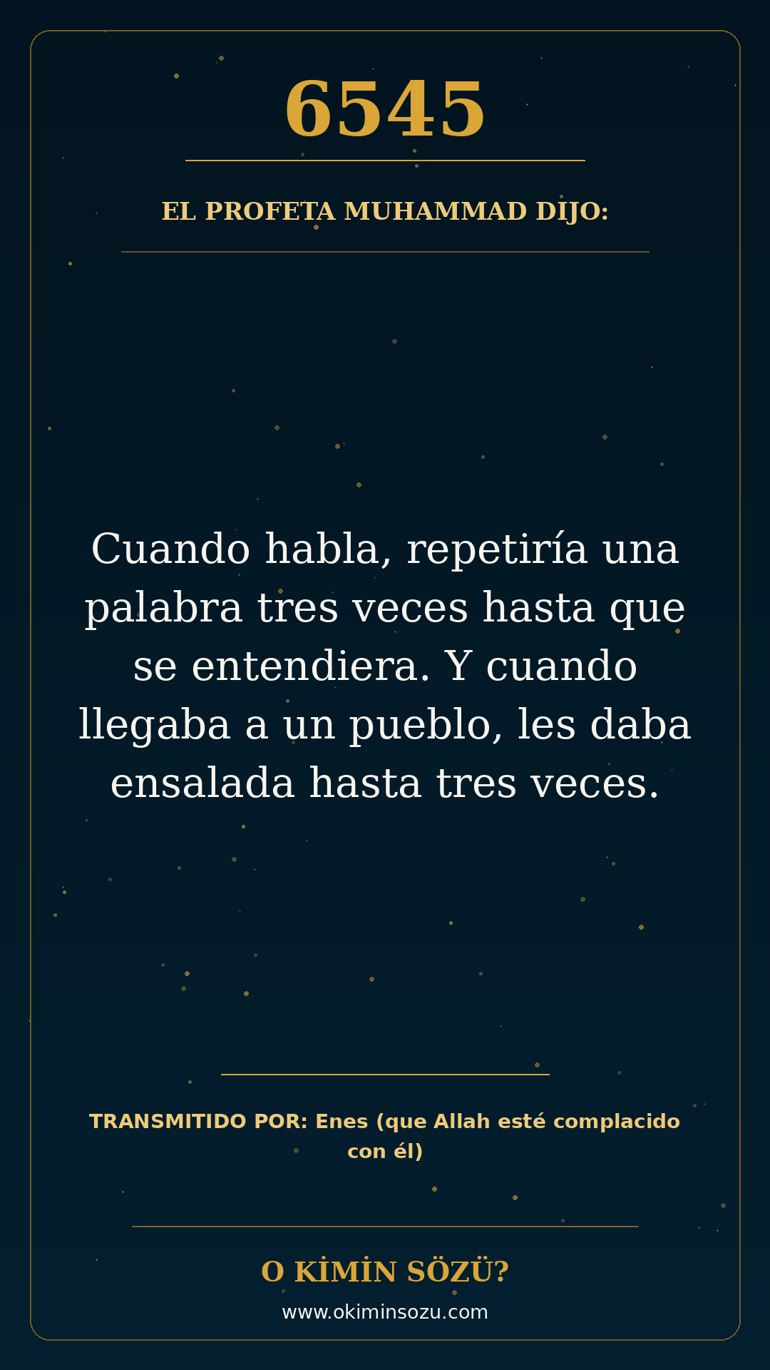 hadis 6545 es