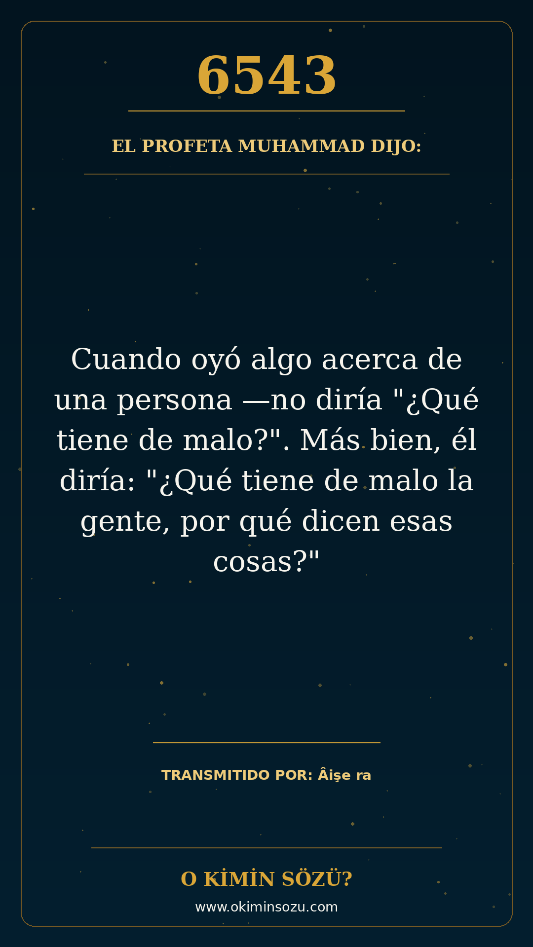 hadis 6543 es