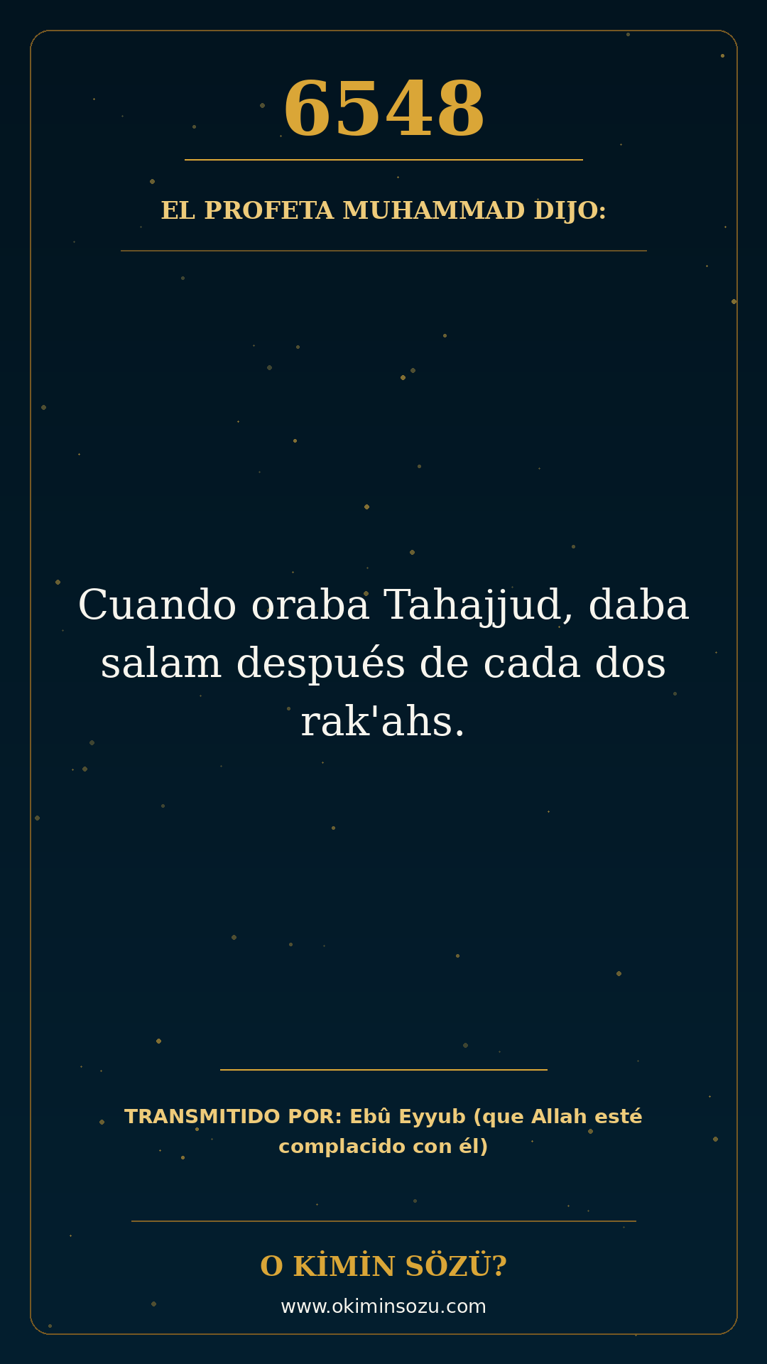 hadis 6548 es