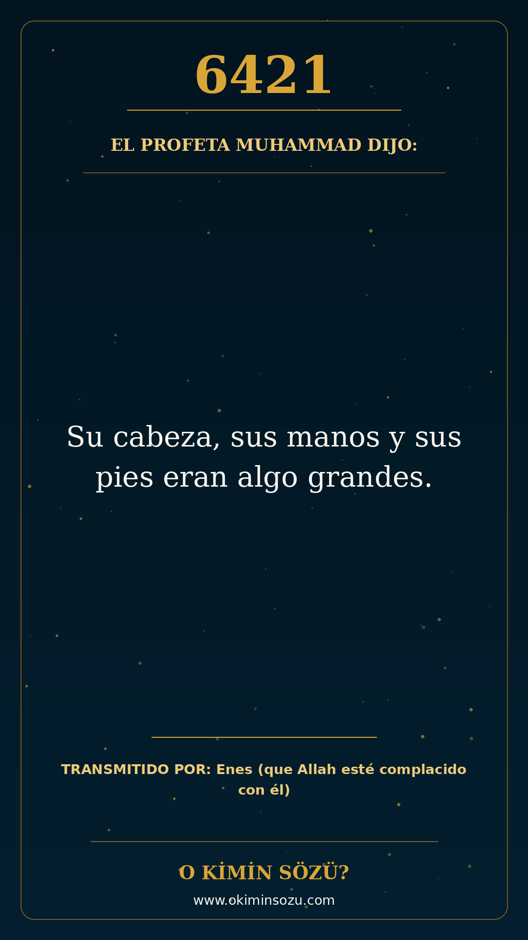hadis 6421 es