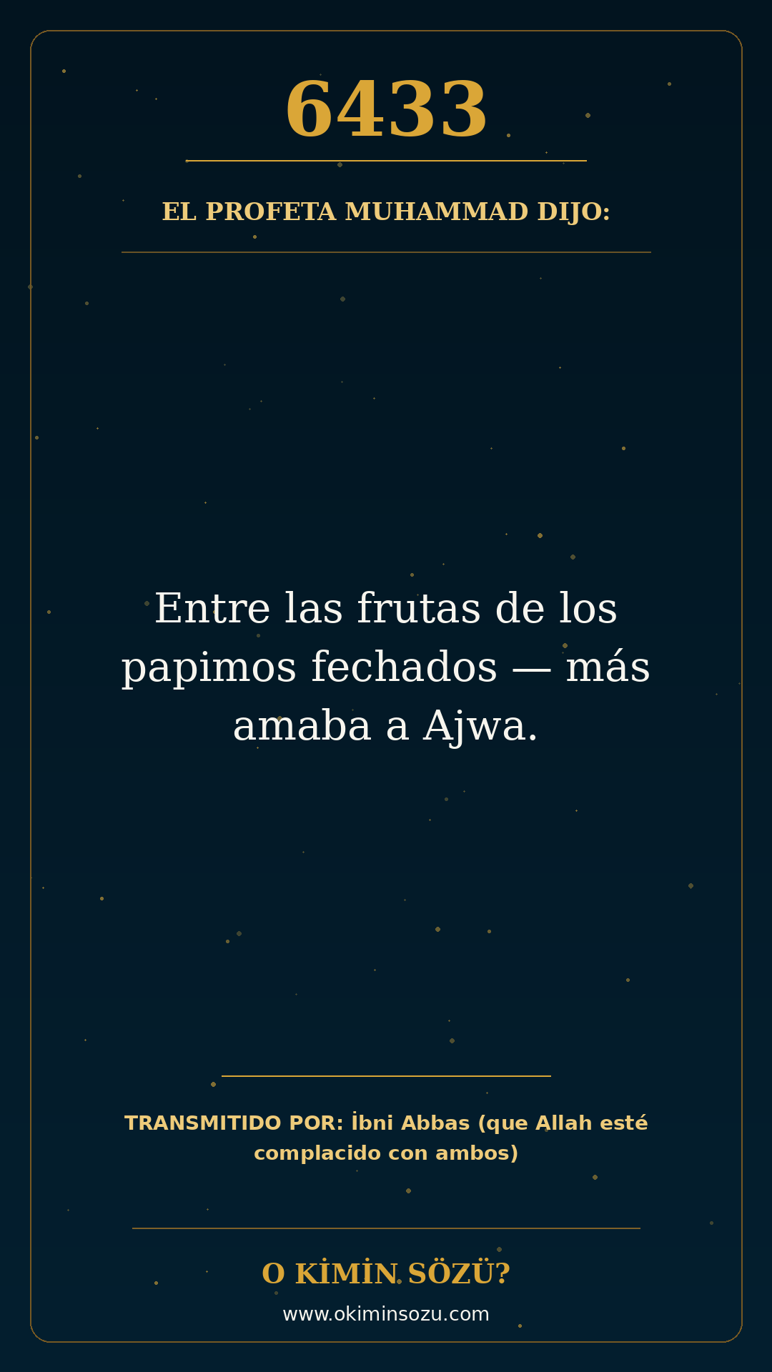 hadis 6433 es