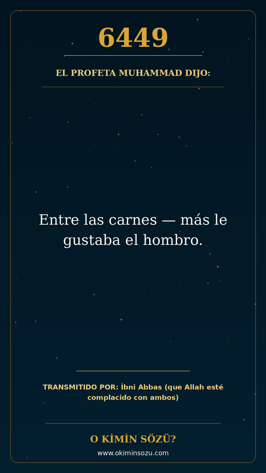 hadis 6449 es