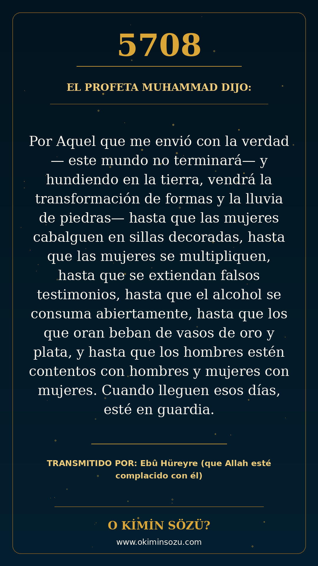 hadis 5708 es