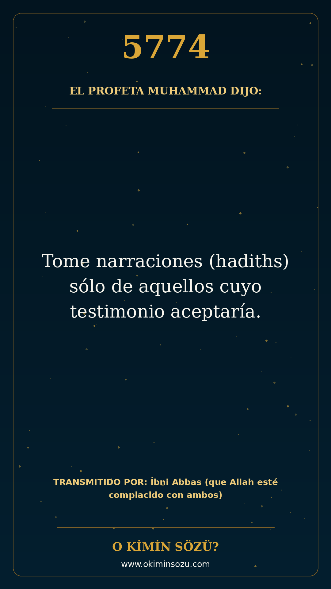 hadis 5774 es