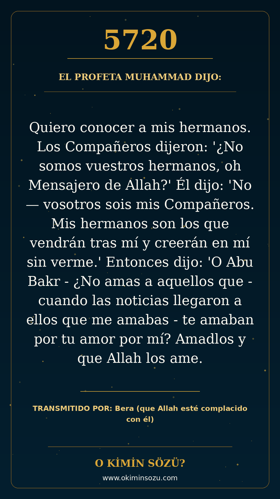 hadis 5720 es