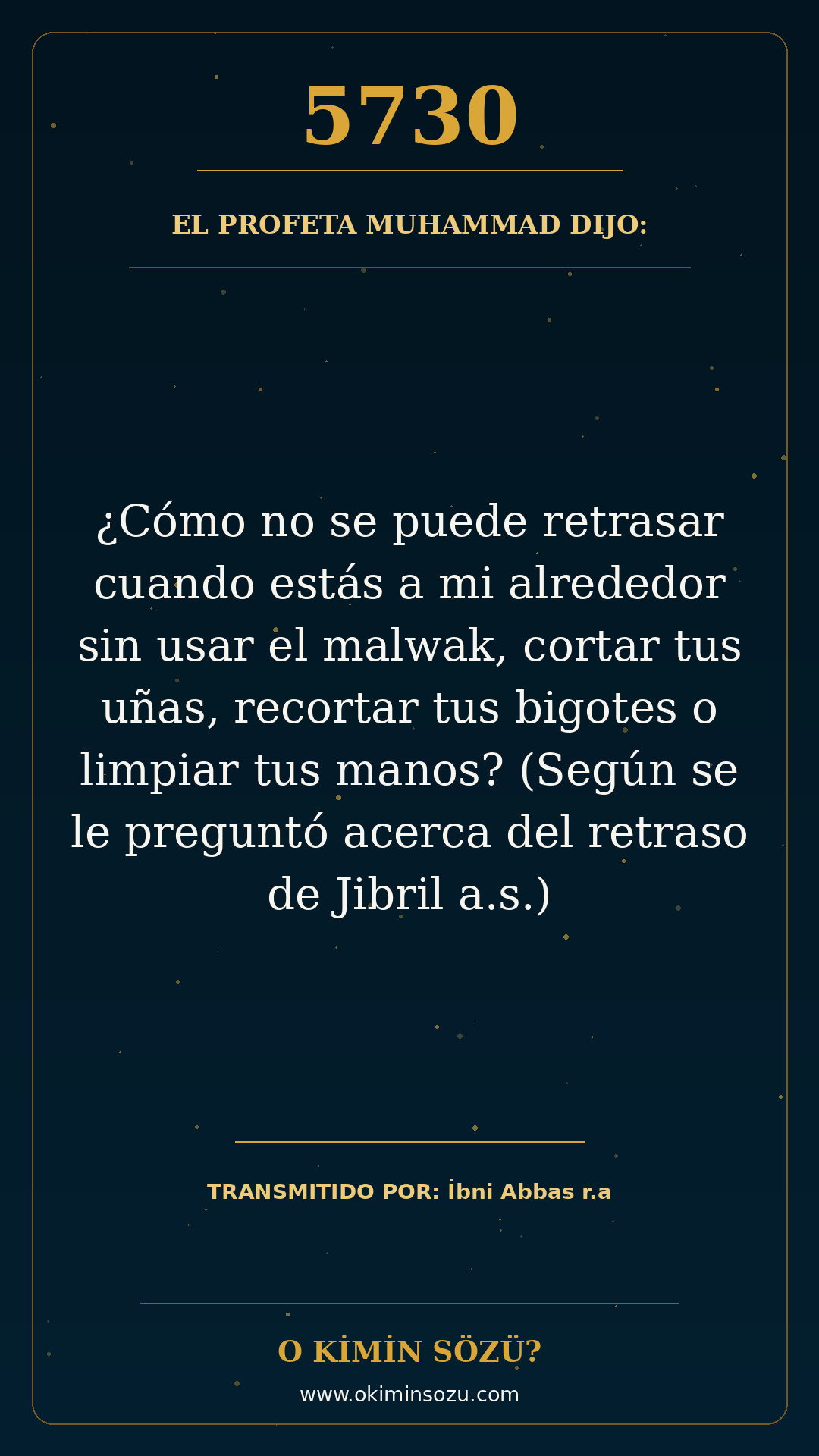 hadis 5730 es