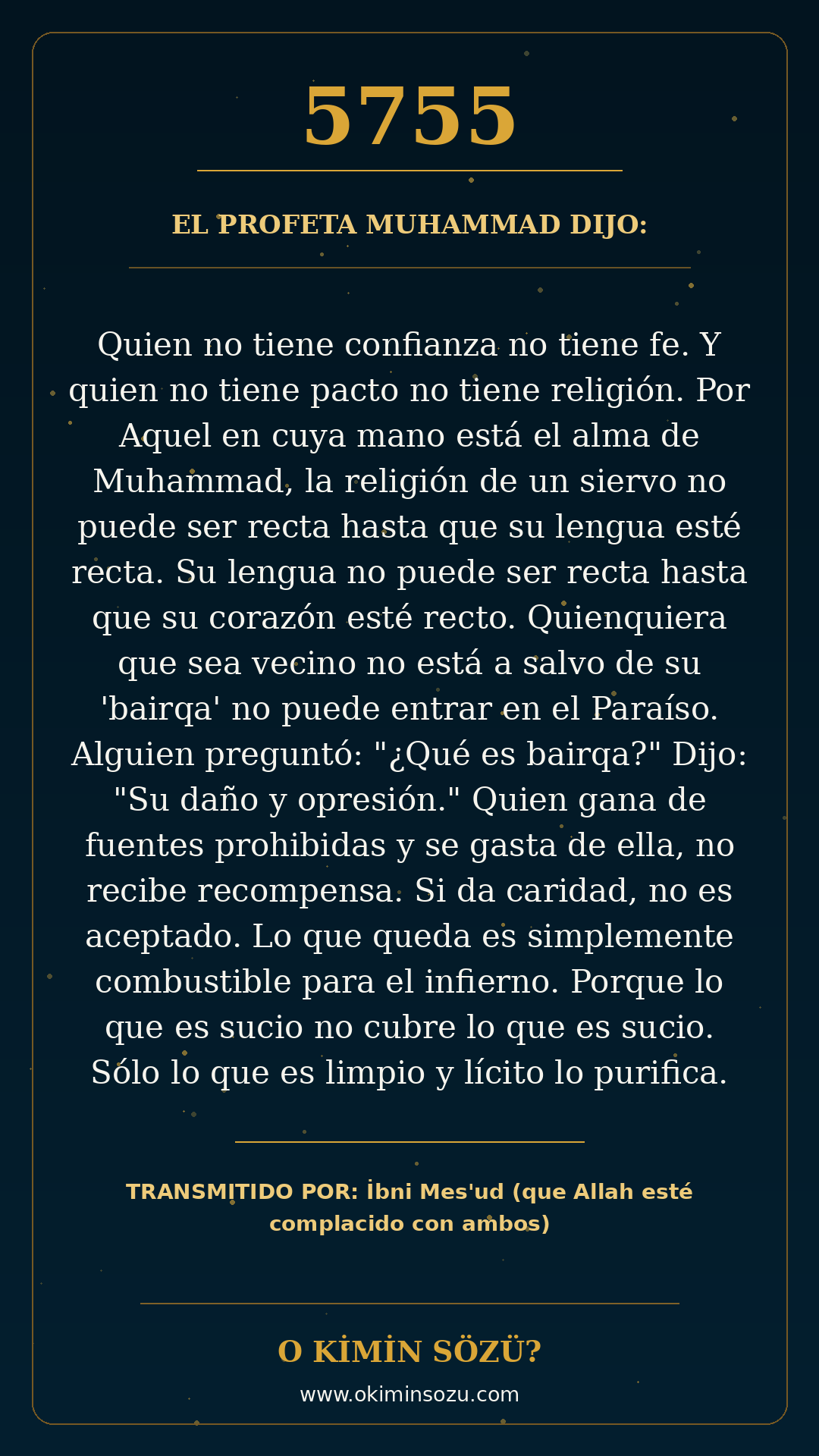 hadis 5755 es