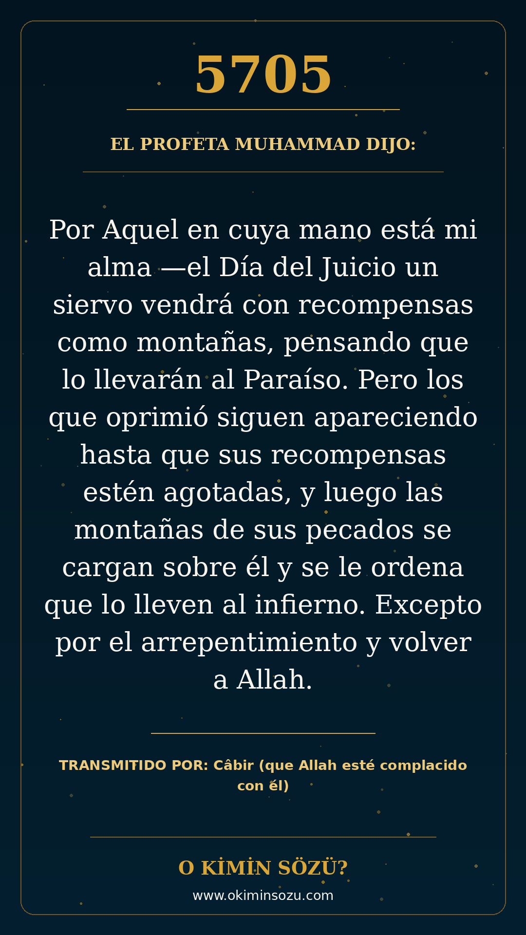 hadis 5705 es