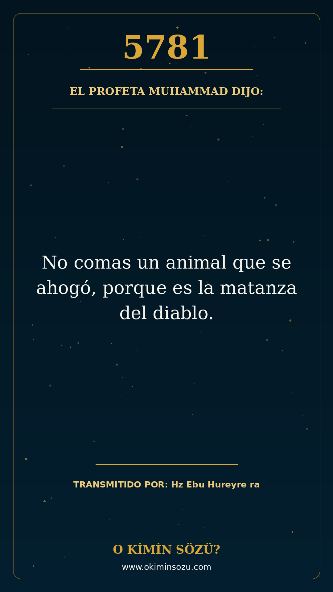hadis 5781 es