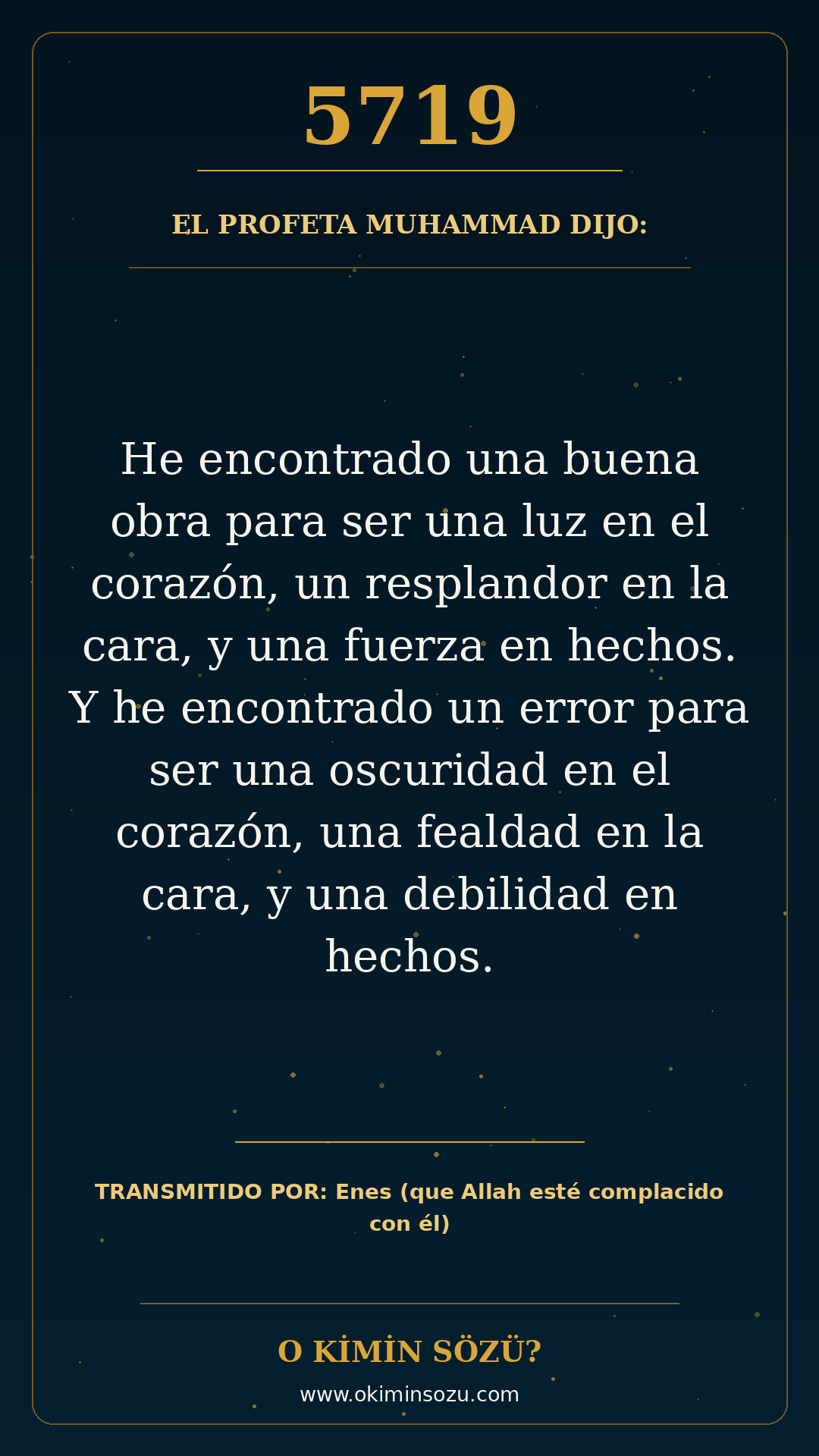 hadis 5719 es