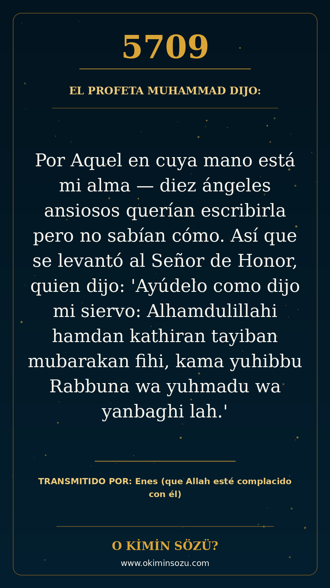 hadis 5709 es