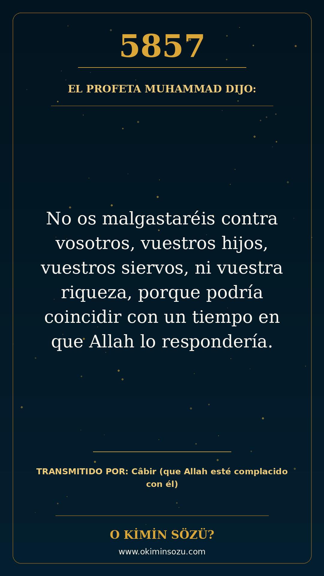 hadis 5857 es
