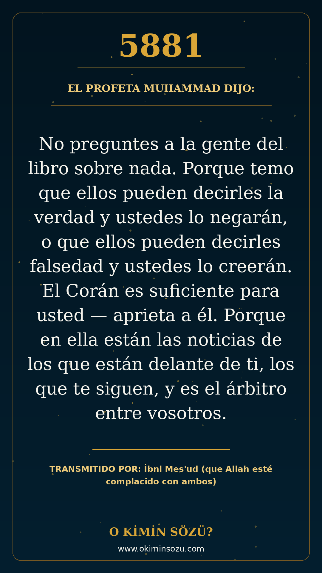 hadis 5881 es