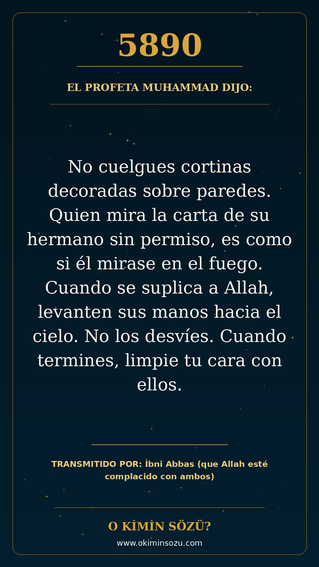 hadis 5890 es