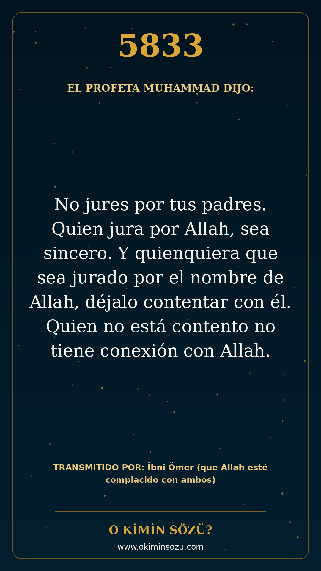 hadis 5833 es