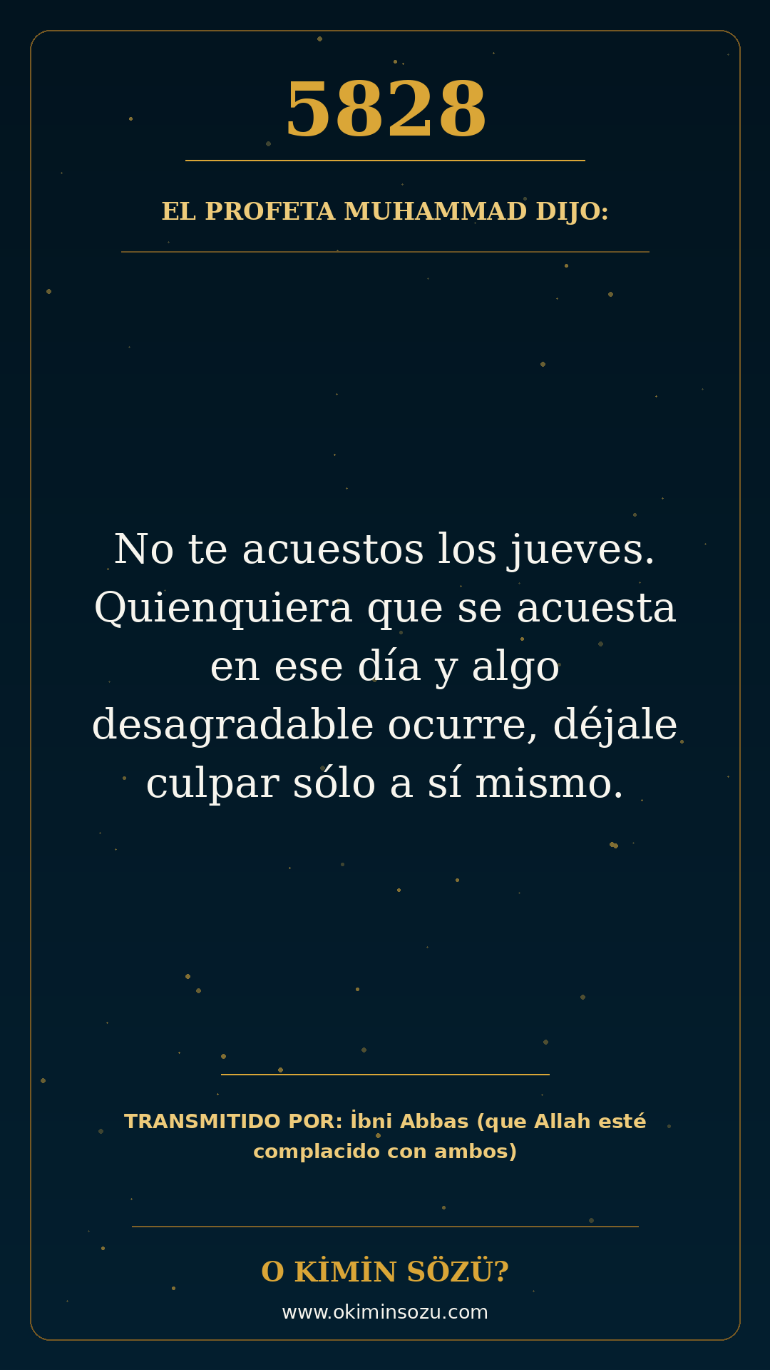 hadis 5828 es
