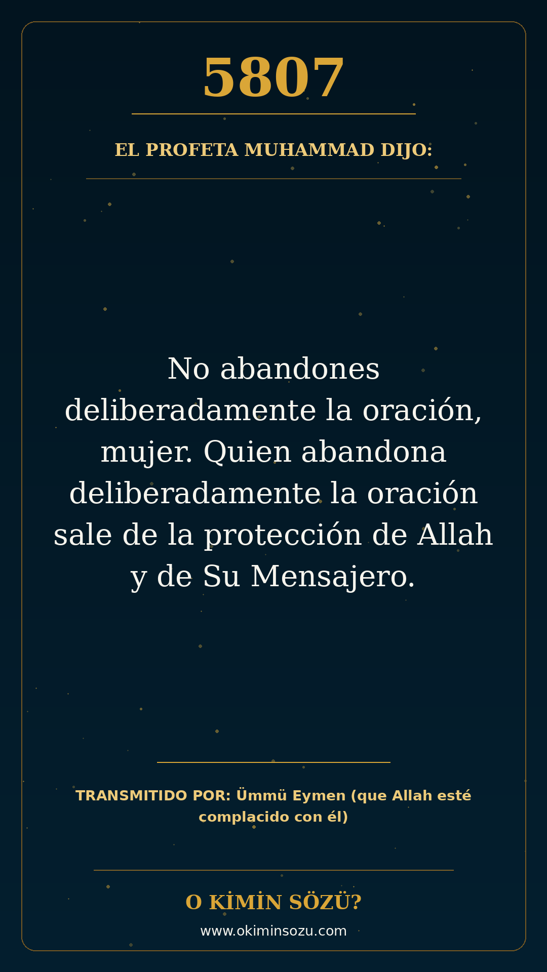 hadis 5807 es