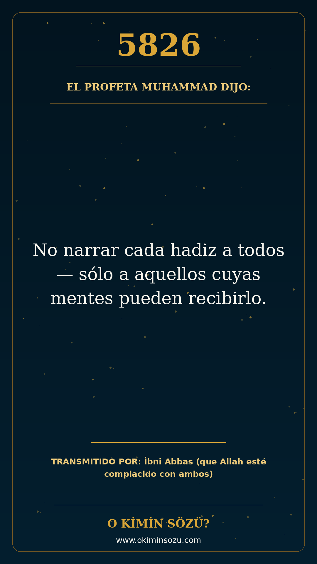 hadis 5826 es