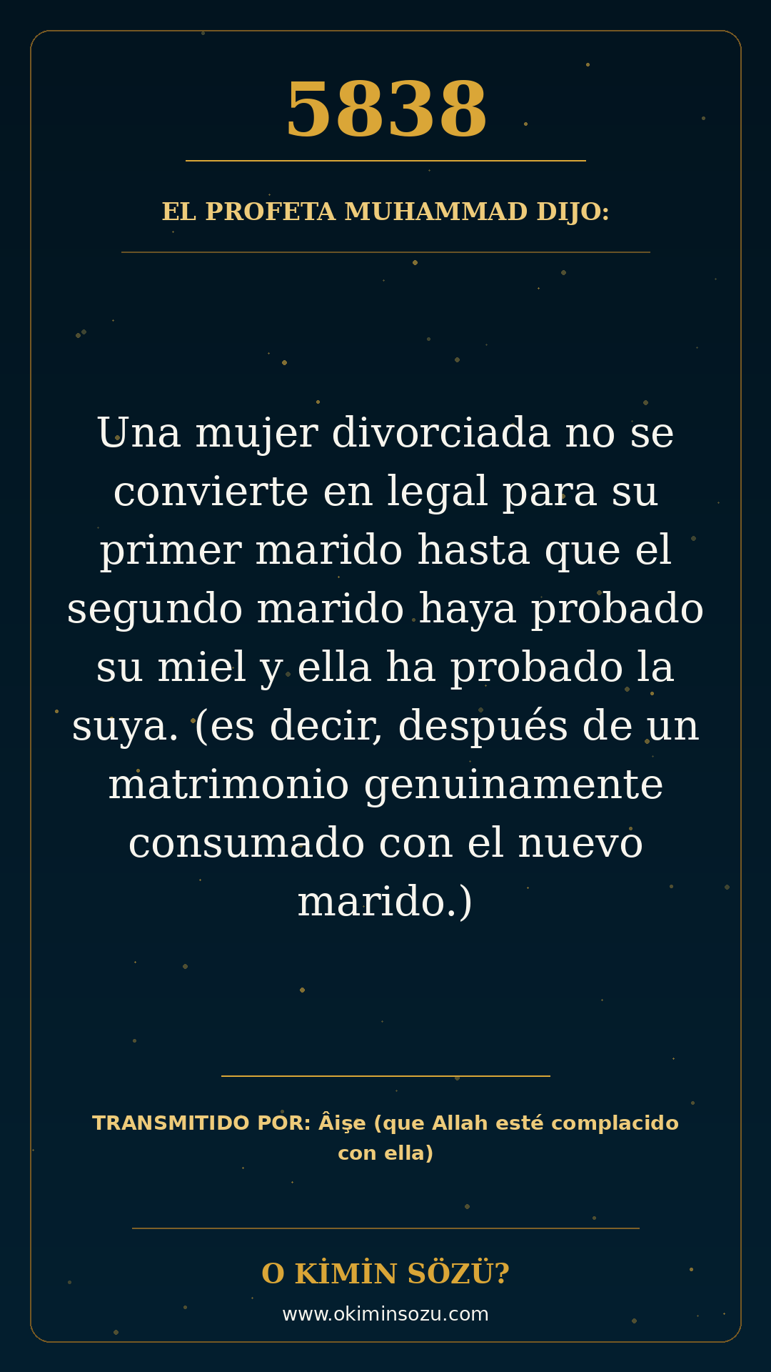 hadis 5838 es