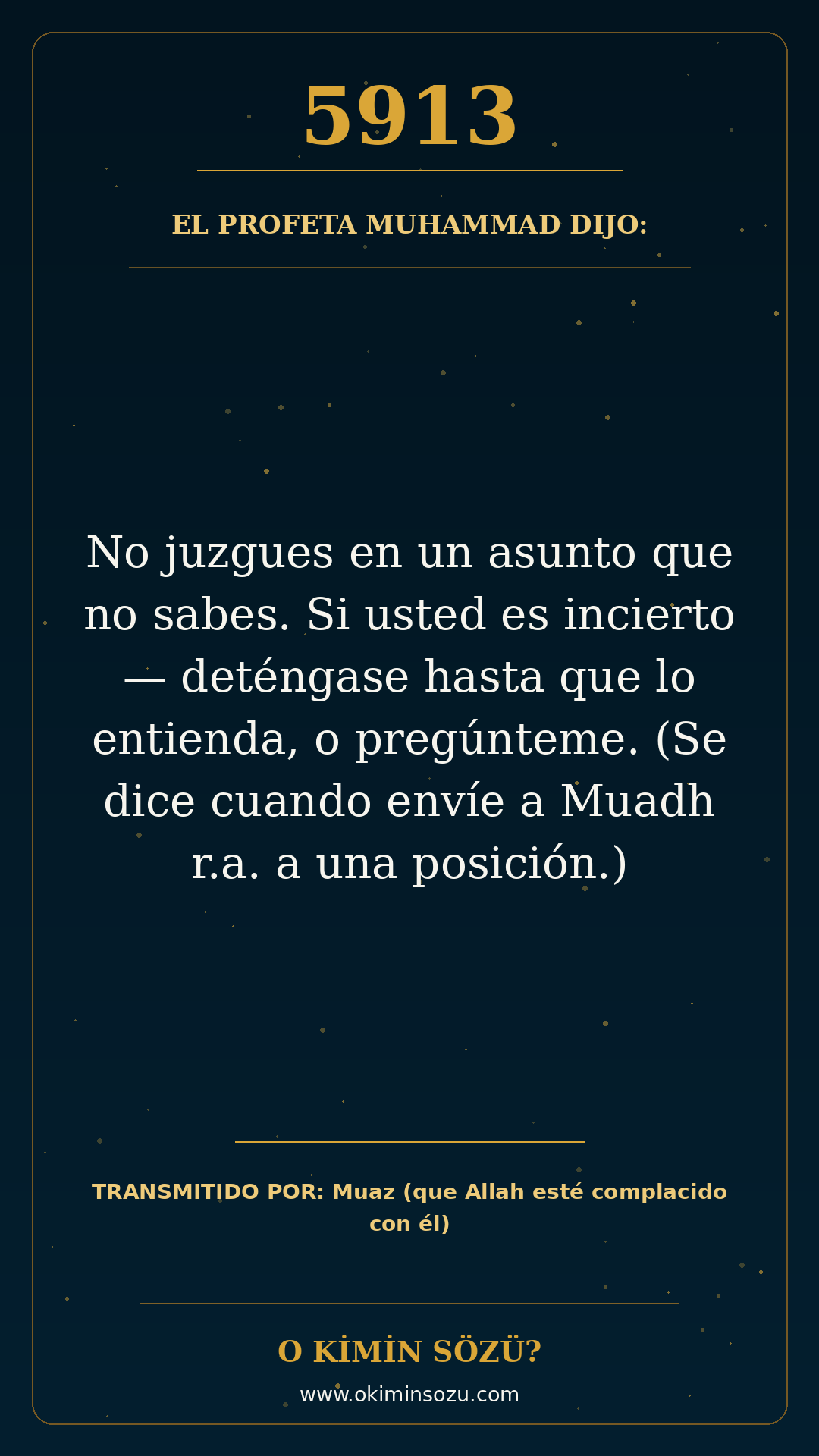 hadis 5913 es