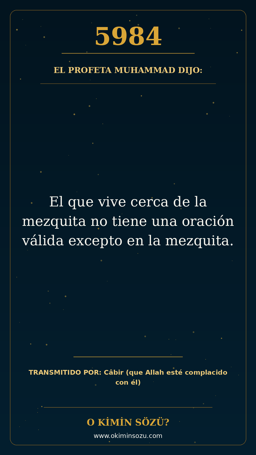hadis 5984 es