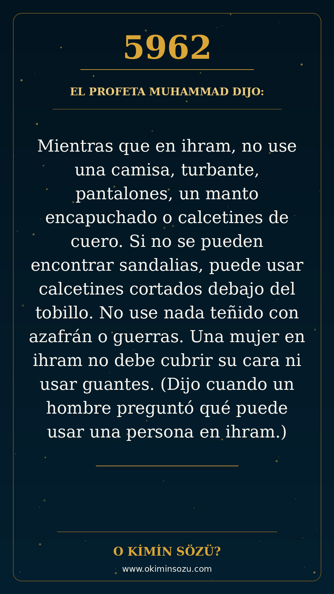 hadis 5962 es