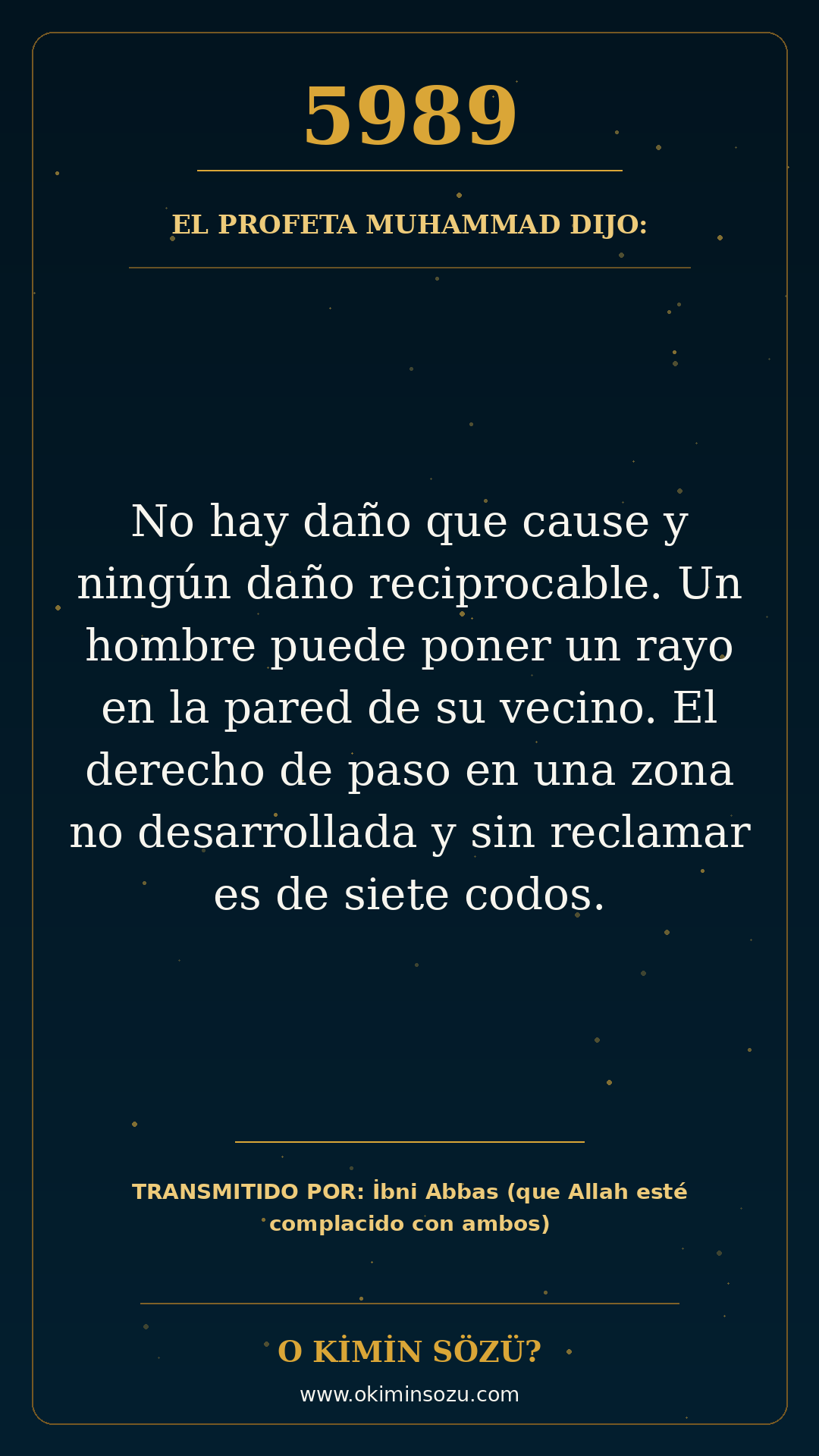 hadis 5989 es