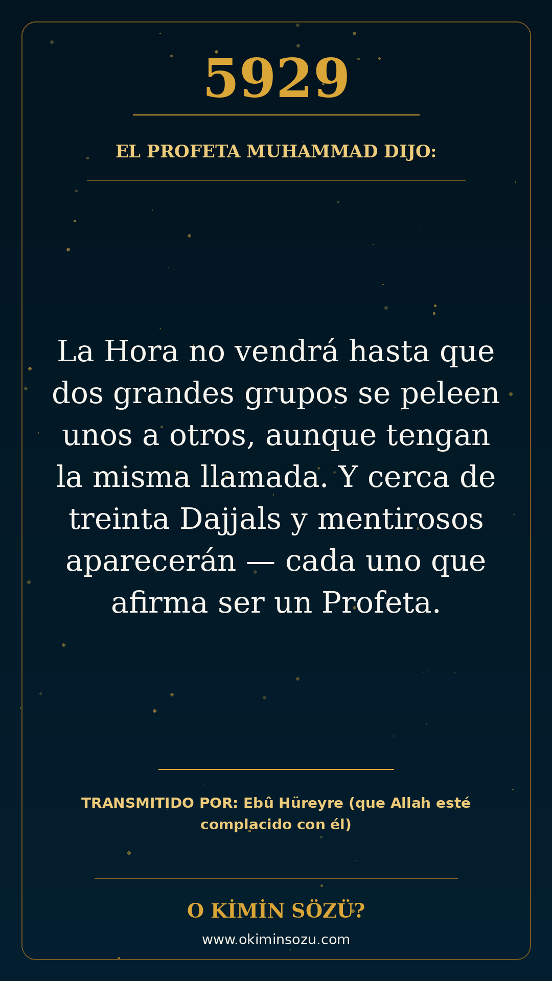 hadis 5929 es