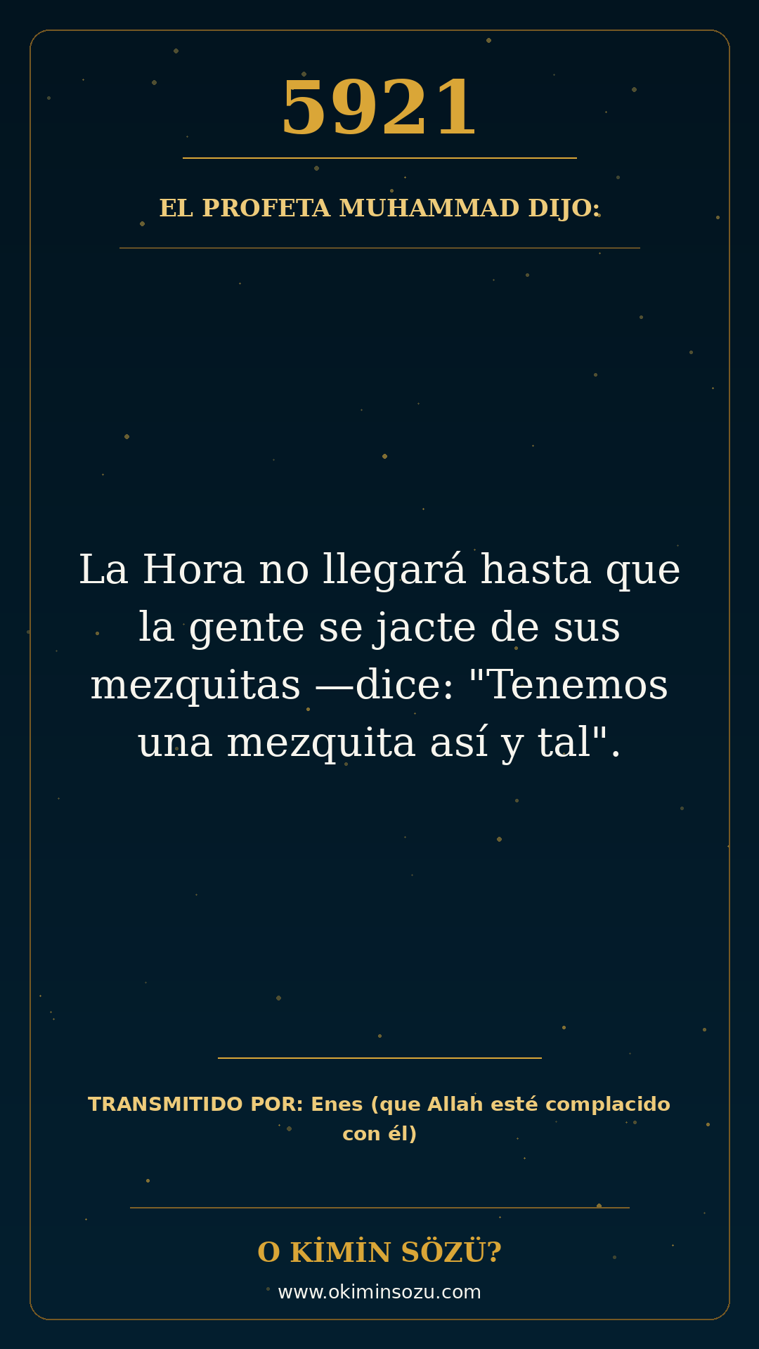 hadis 5921 es