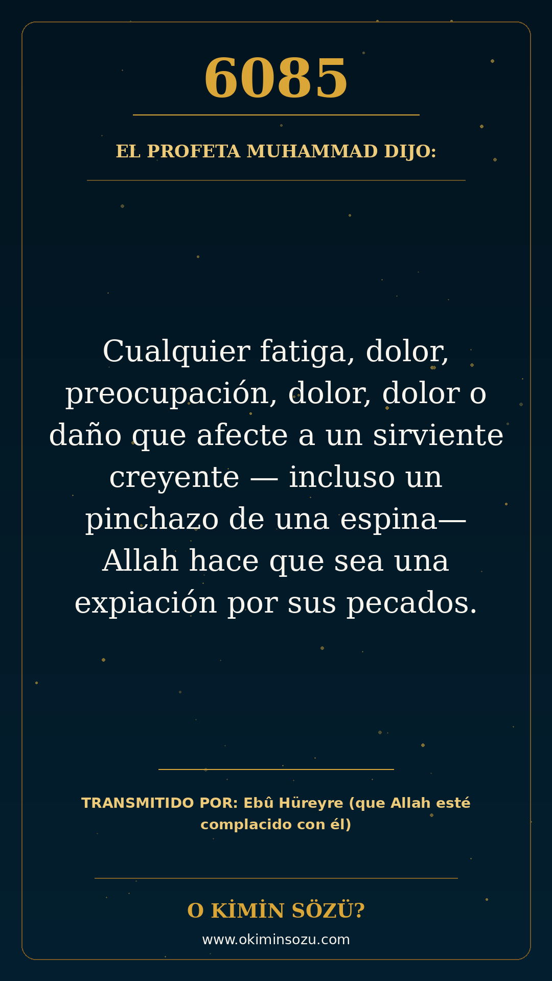 hadis 6085 es