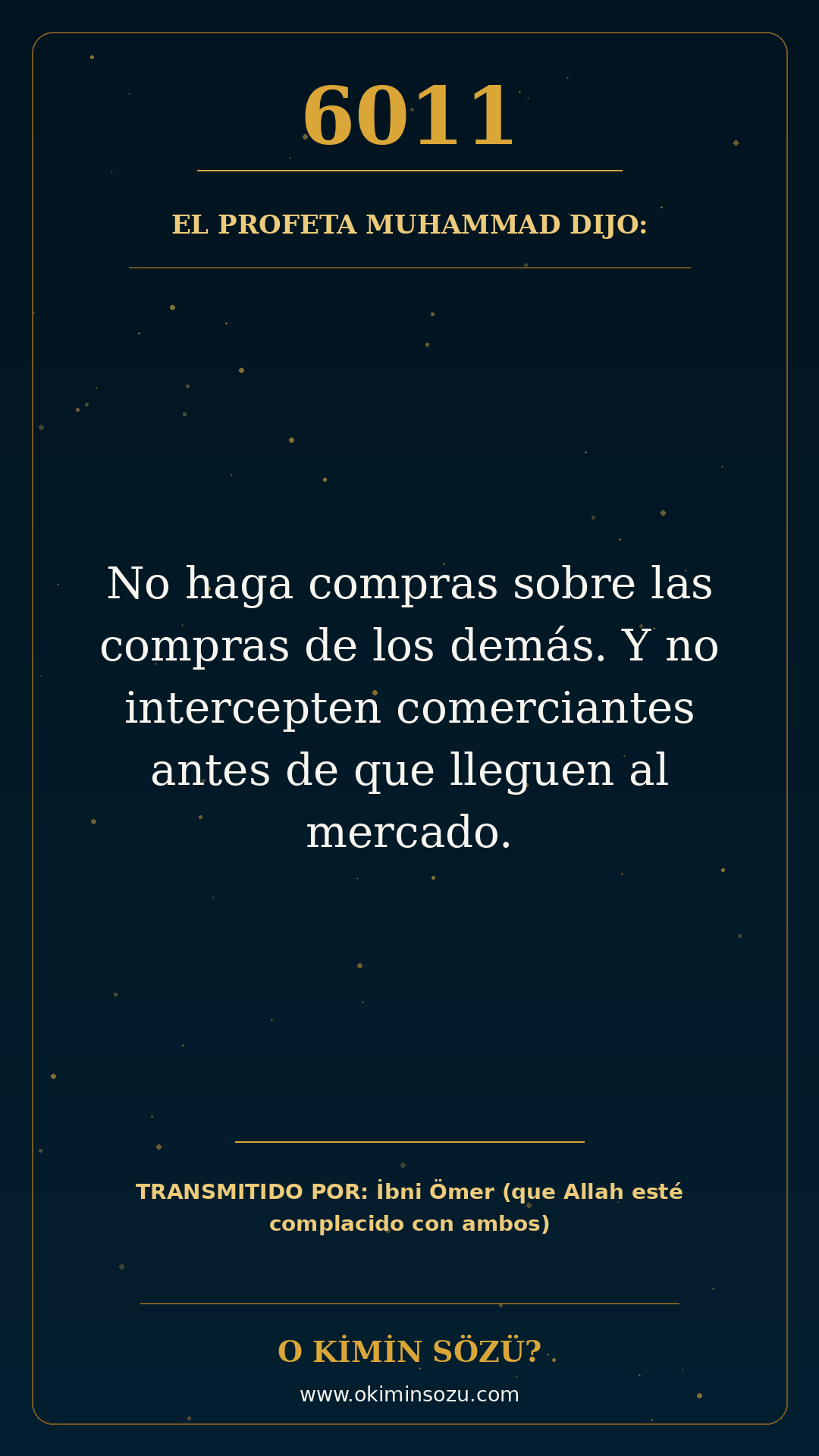 hadis 6011 es