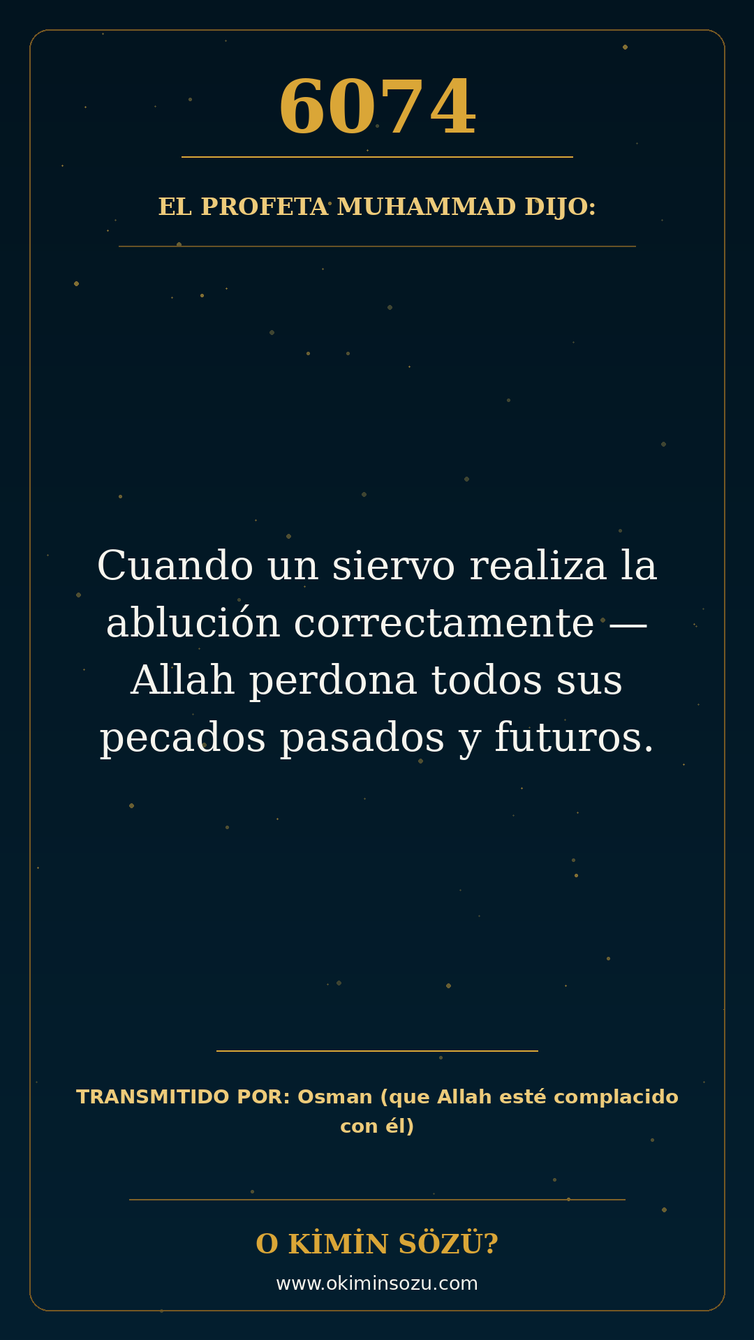 hadis 6074 es