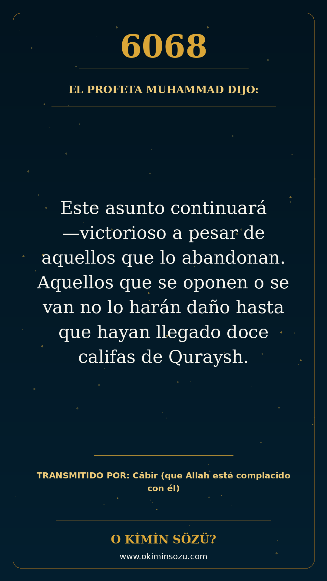 hadis 6068 es