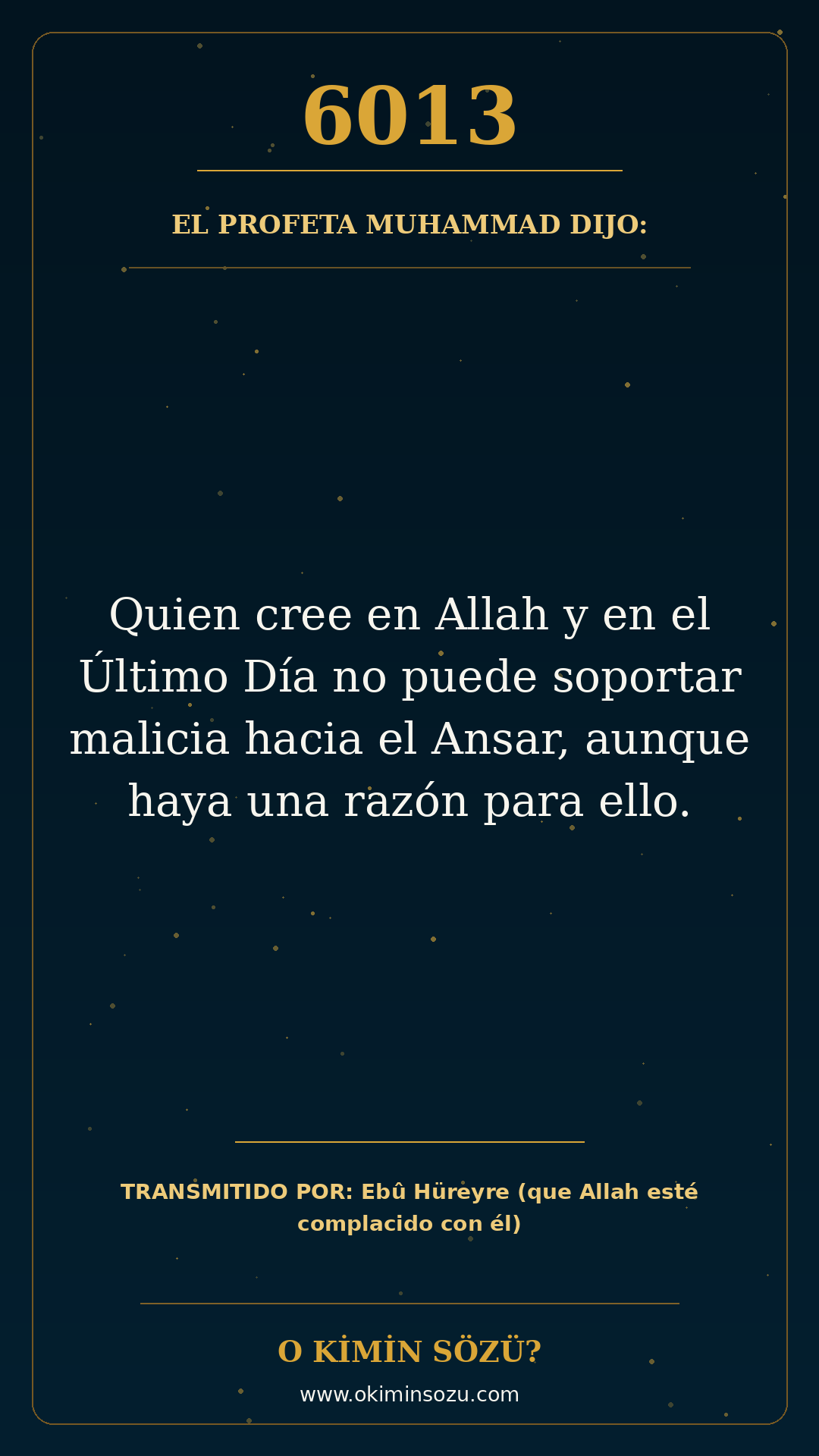 hadis 6013 es