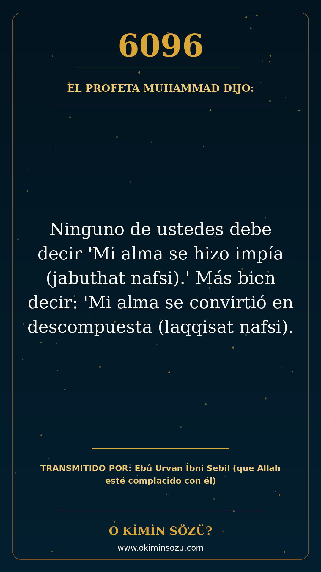 hadis 6096 es