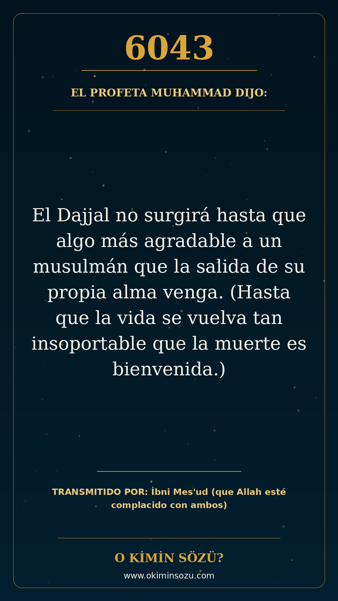 hadis 6043 es