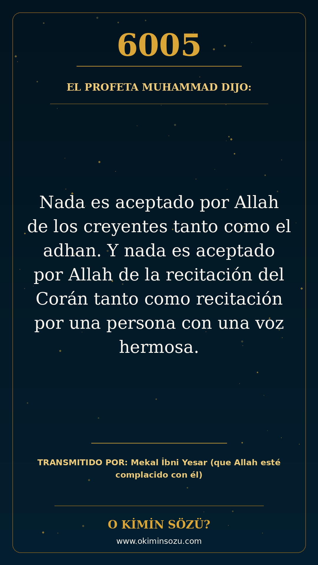 hadis 6005 es