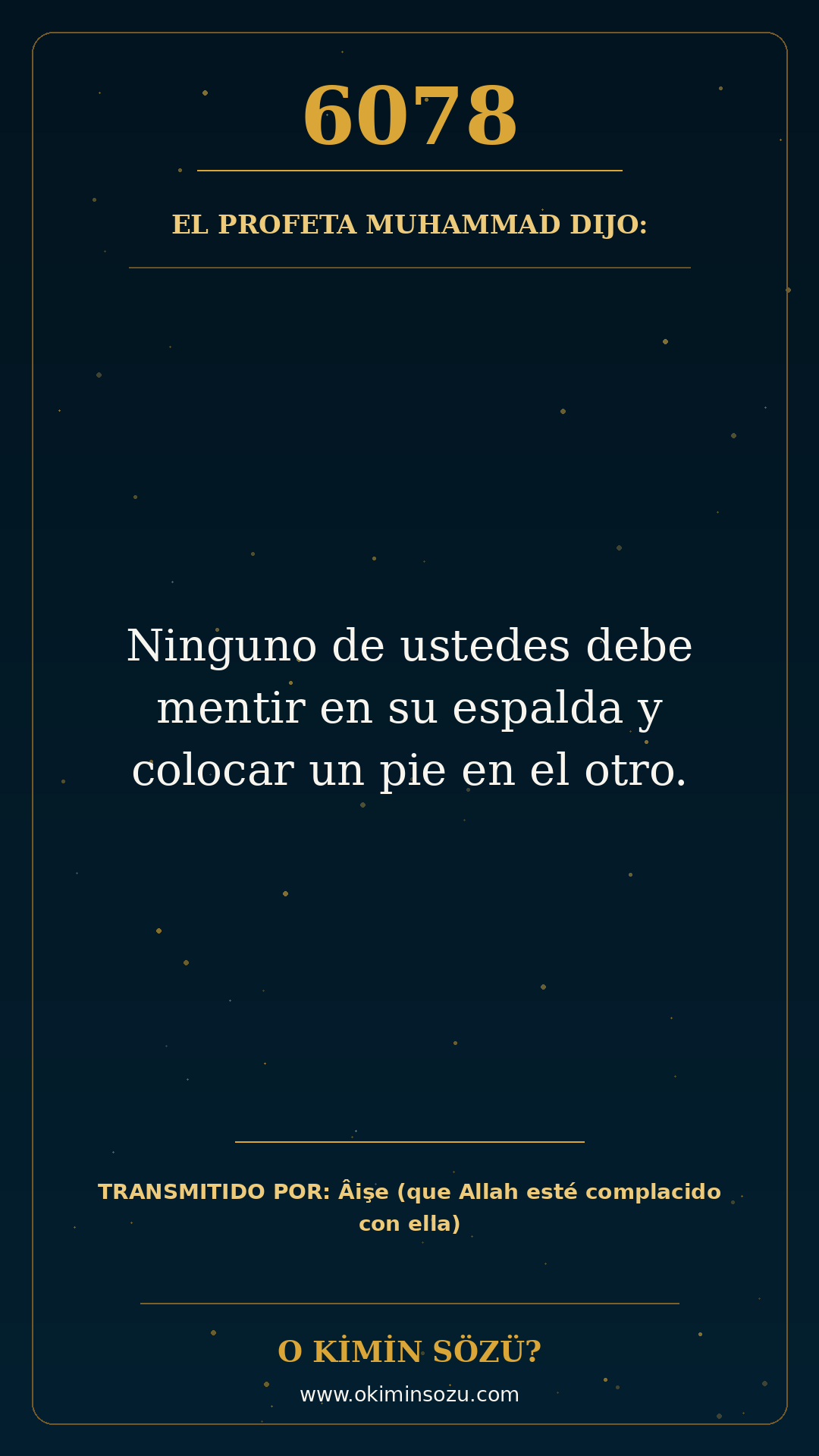 hadis 6078 es