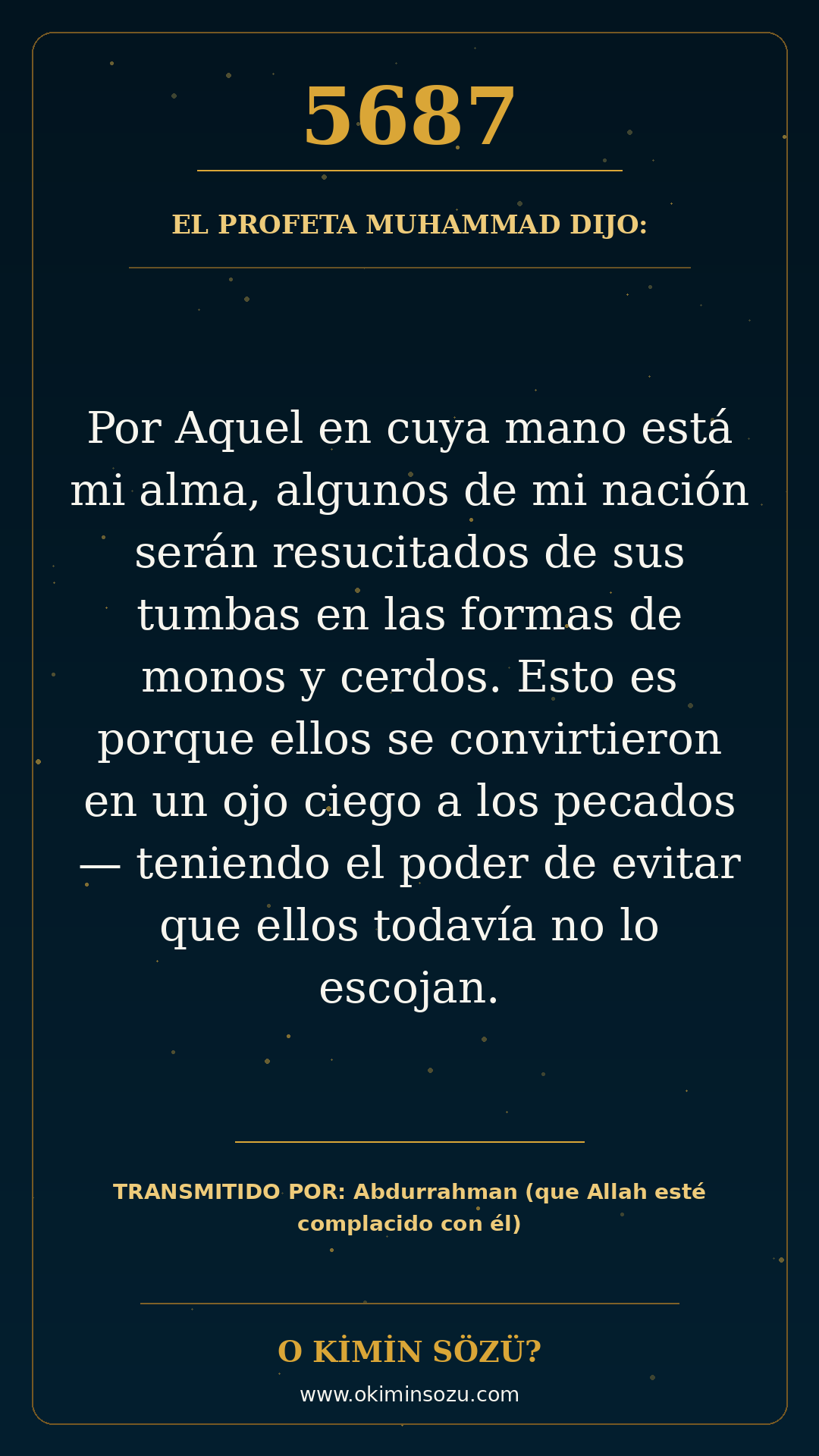 hadis 5687 es