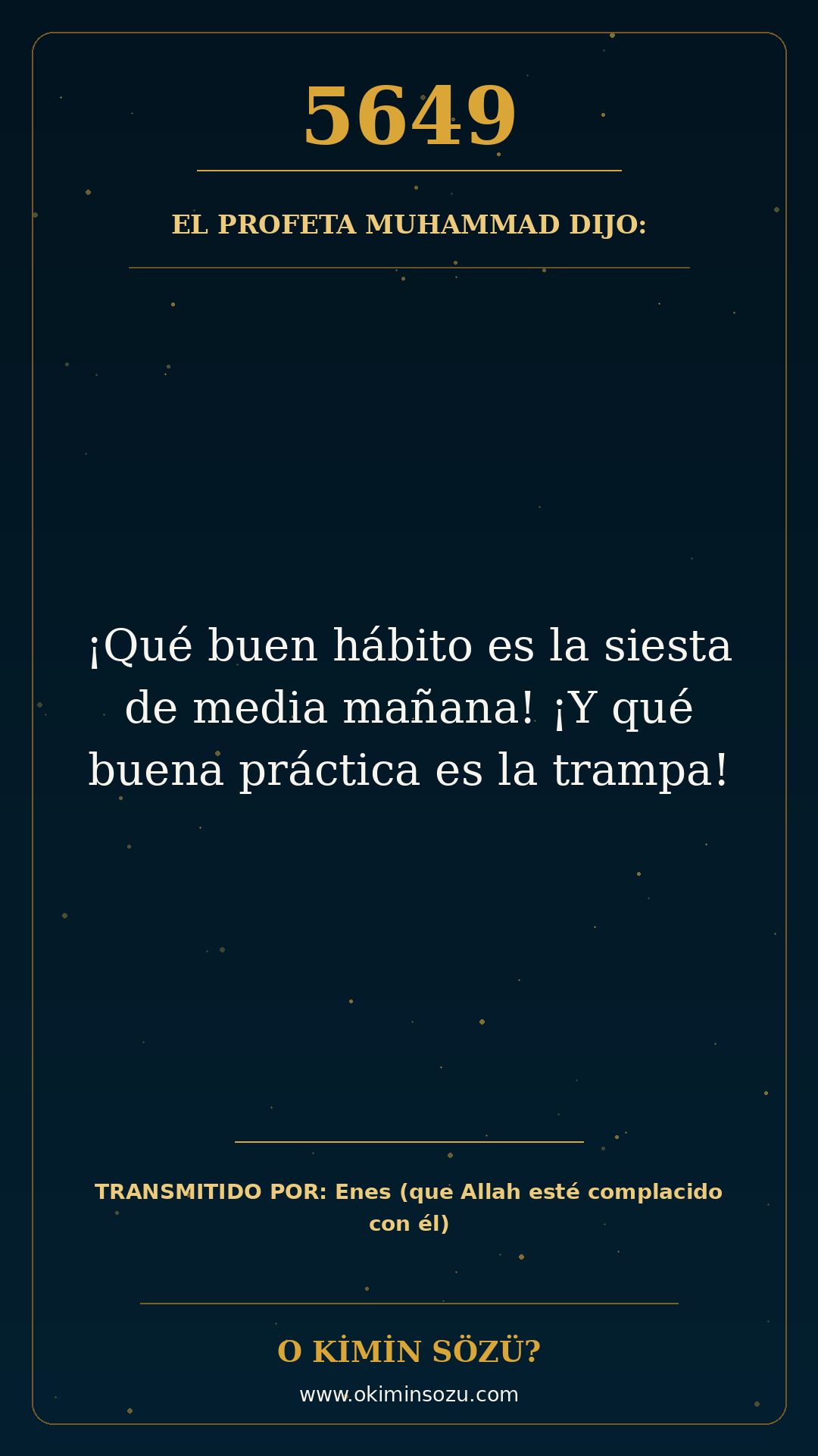 hadis 5649 es