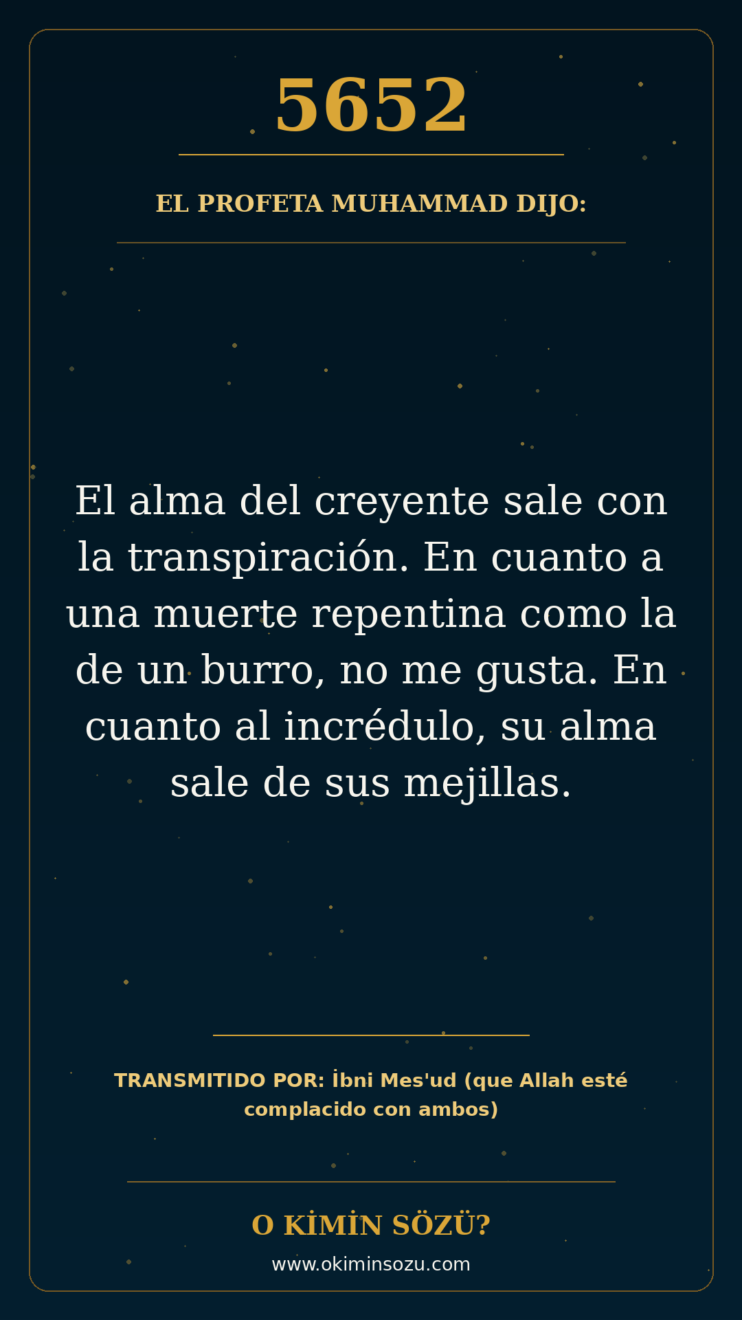 hadis 5652 es