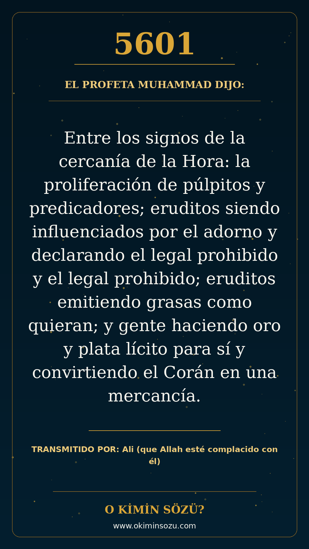 hadis 5601 es