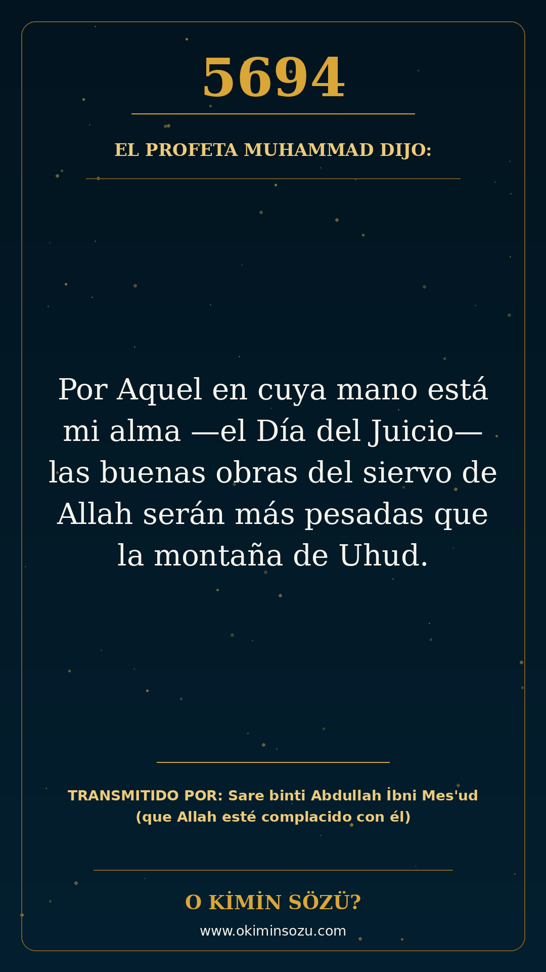 hadis 5694 es