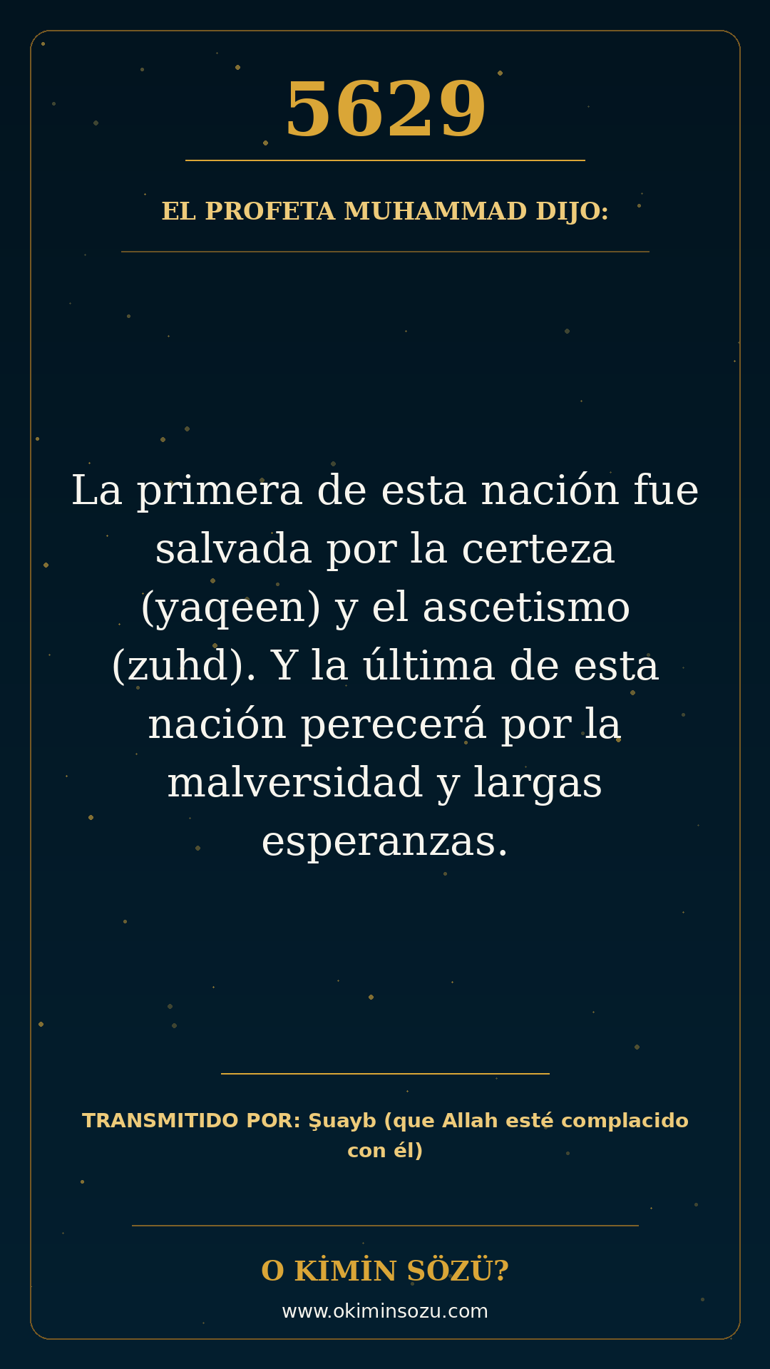 hadis 5629 es