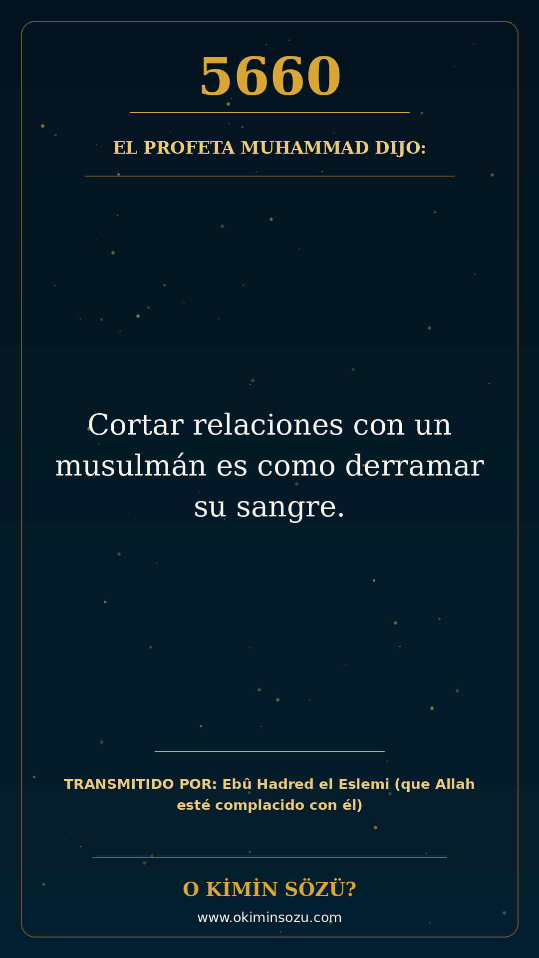 hadis 5660 es