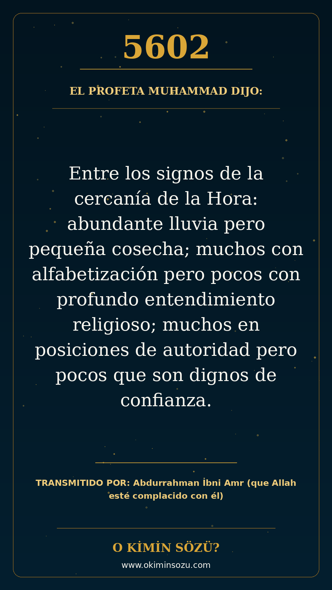 hadis 5602 es